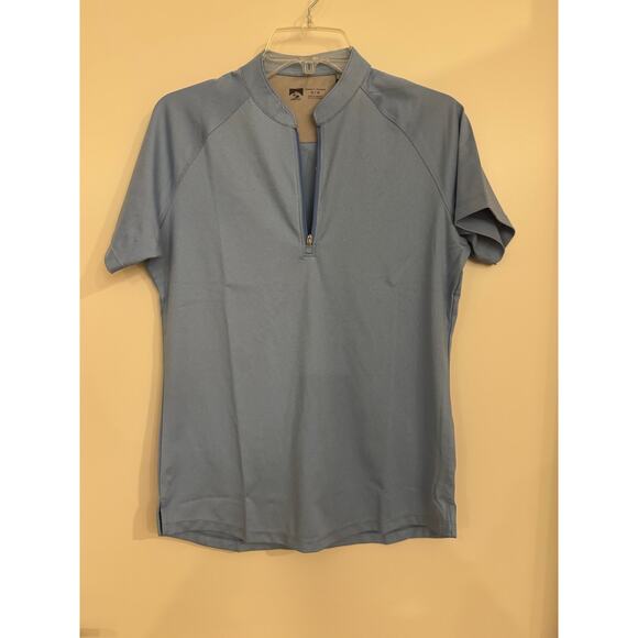 Storm Creek Women’s Visionary II Solid Short Sleeve Polo – Size M - Blue - Picture 2 of 10